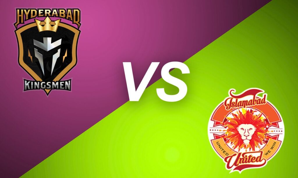 hyderabad kingsmen vs islamabad united timeline