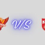 sunrisers hyderabad vs punjab kings timeline