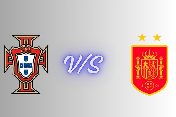 portugal national football team vs spain national football team timeline
