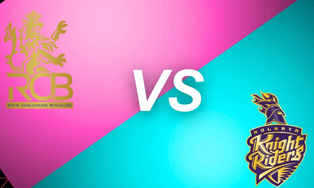 royal challengers bengaluru vs kolkata knight riders timeline