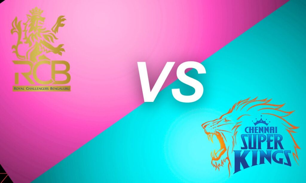 royal challengers bengaluru vs chennai super kings timeline