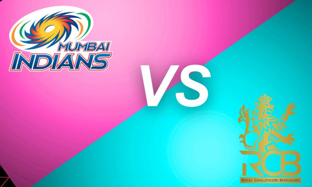 mumbai indians vs royal challengers bengaluru timeline
