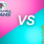 mumbai indians vs royal challengers bengaluru timeline
