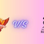 sunrisers hyderabad vs rajasthan royals timeline